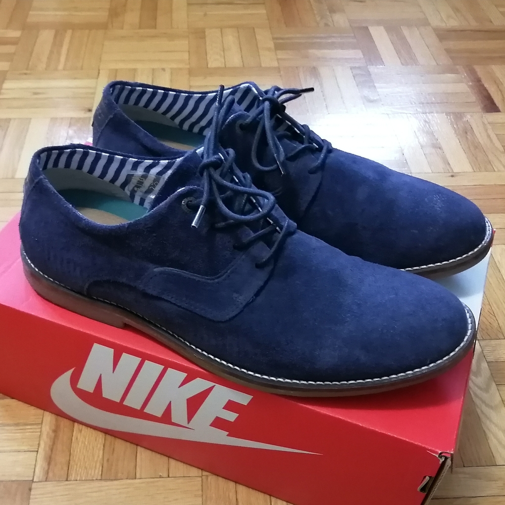 Men's Blue Suede Shoes Size 41 (8) Kickers
